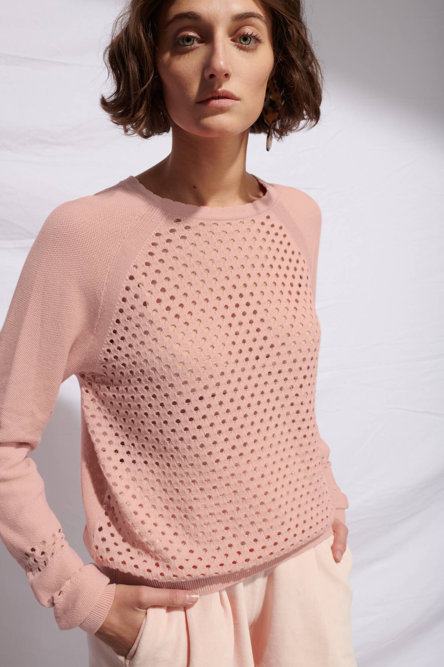 eyelet-sweater